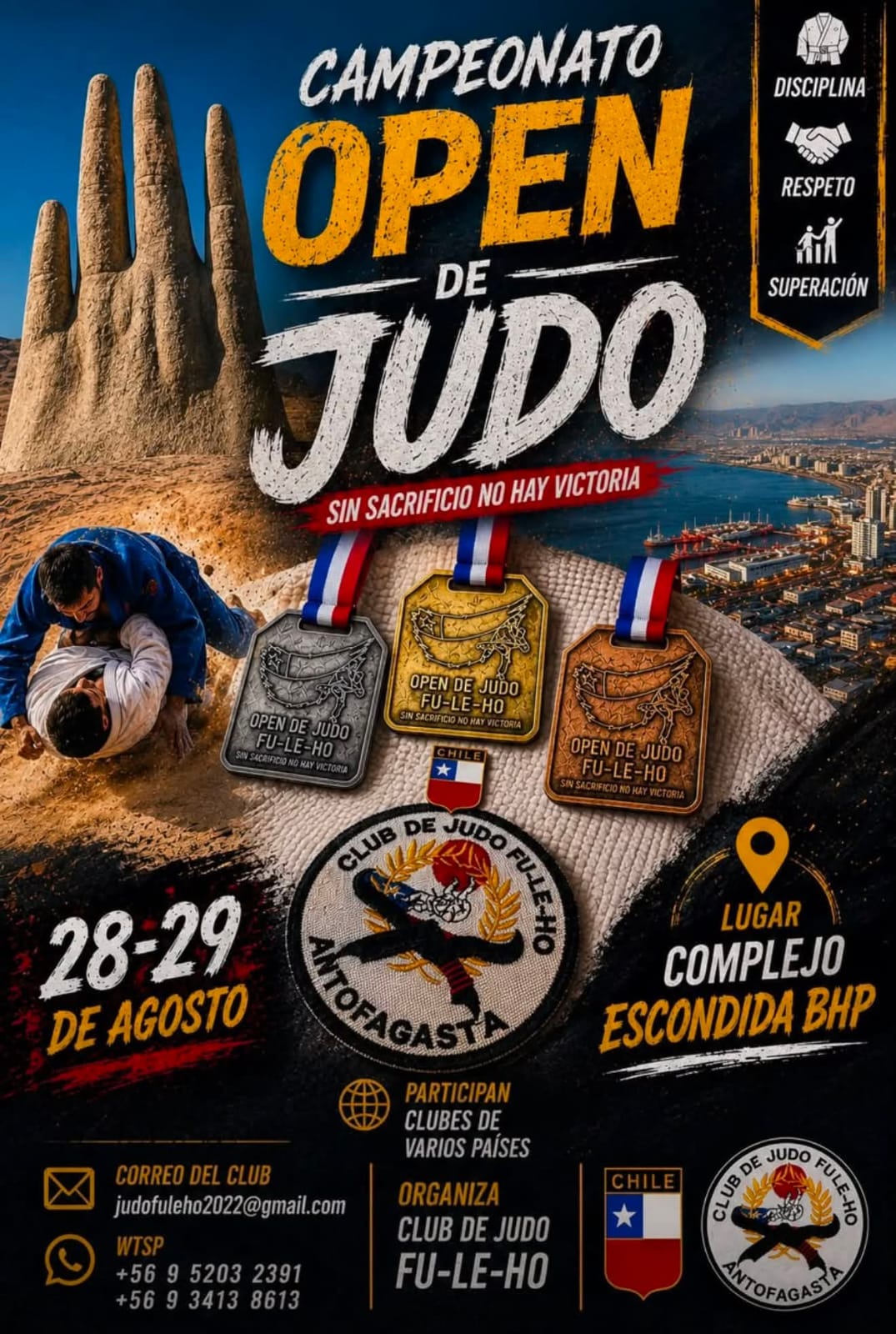 Afiche oficial · Campeonato Open 2026